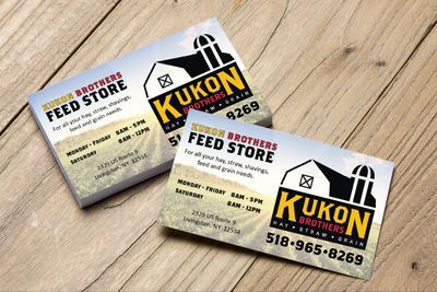 Kukon Brothers business cards